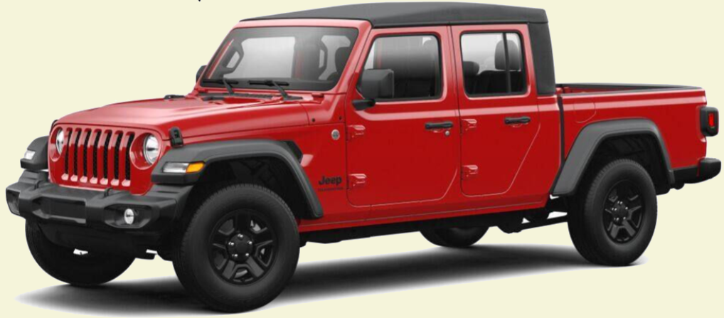  Win a New 2024 'Firecracker Red ' Jeep Gladiator 